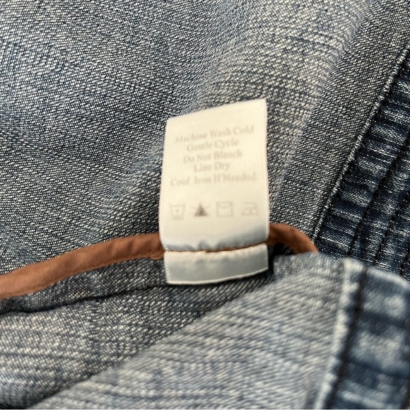 Coldwater Creek Blue Denim Button Long Sleeve Jacket - Picture 13 of 16